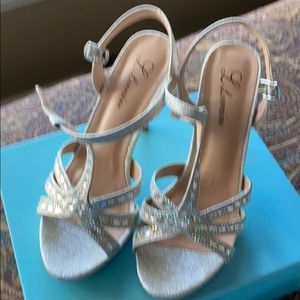 Silver Rhinestone Shoes